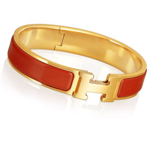 red Hermes bracelet for women